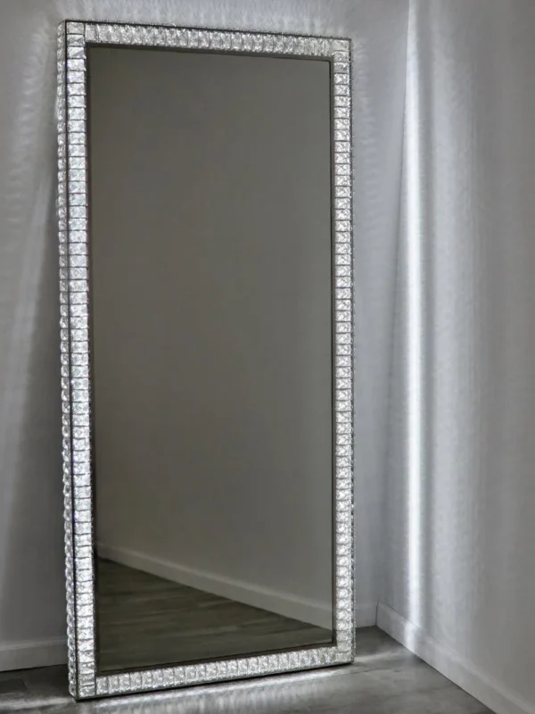 LED lighted salon mirrors full length