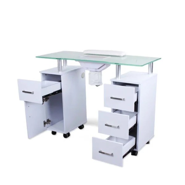manicure table with dust collector