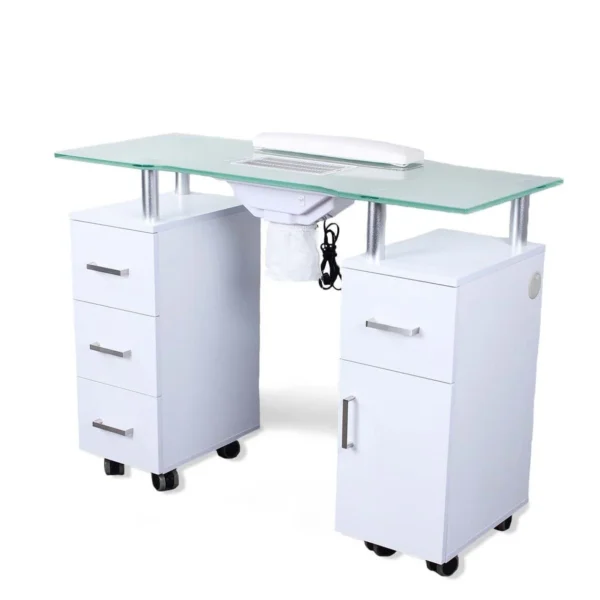 manicure table with dust collector