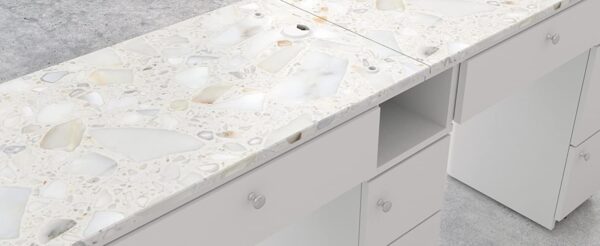 manicure table with dust collector