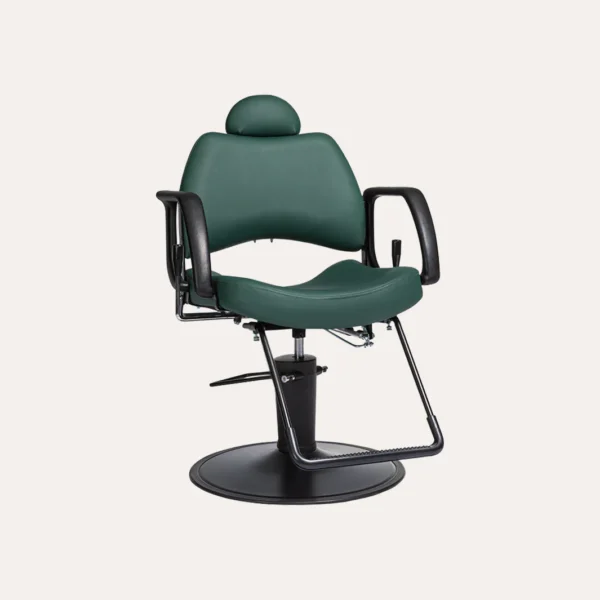 all purpose chairs Versatile Atlanta all-purpose chair featuring premium black vinyl upholstery, a reclining backrest, and a heavy-duty hydraulic chrome base.