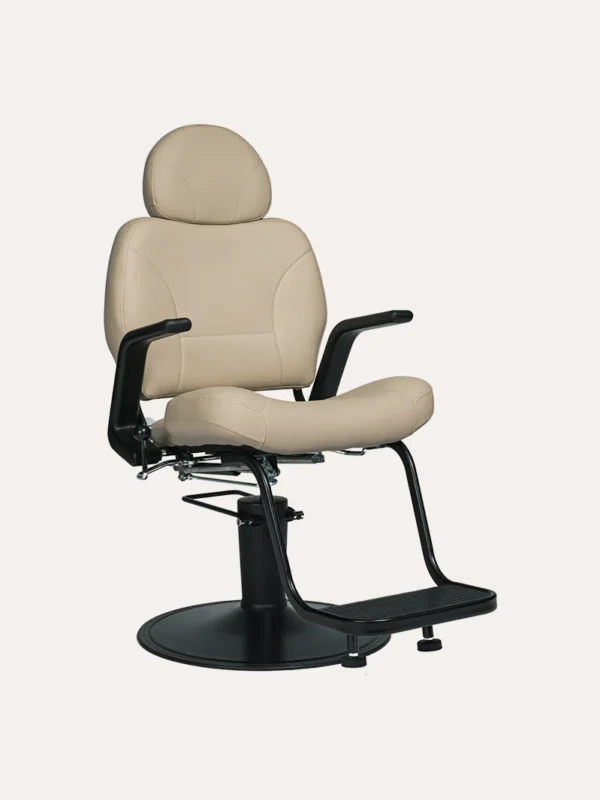 all purpose chair for beauty salon Long-lasting Everlast all-purpose chair with high-grade black upholstery, a reclining backrest for multi-service use, and a stable hydraulic base.