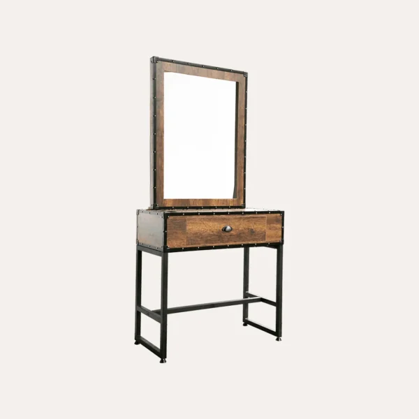 salon makeup station