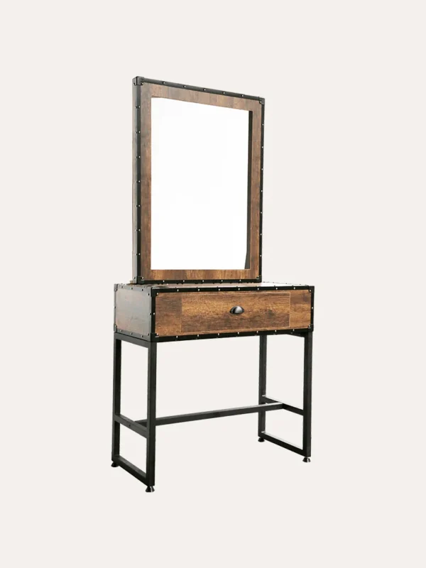 salon makeup station