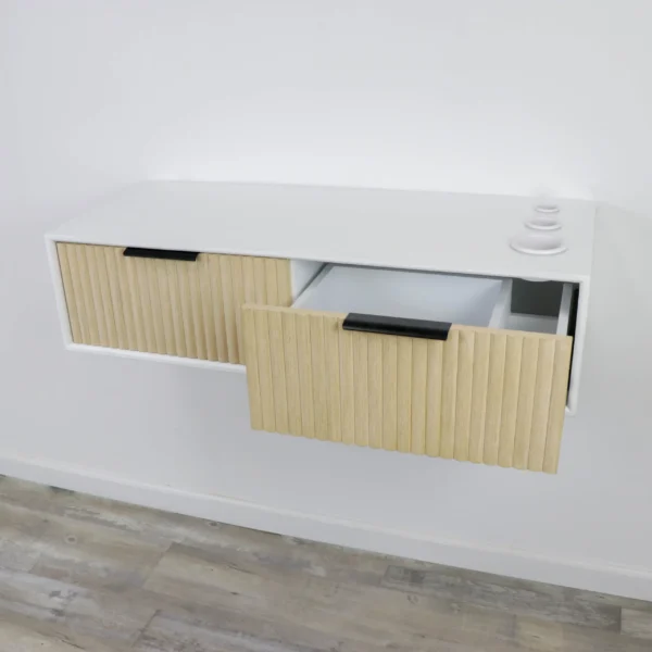 hair salon wall mount styling station