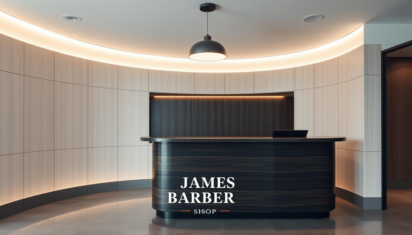 small reception desk